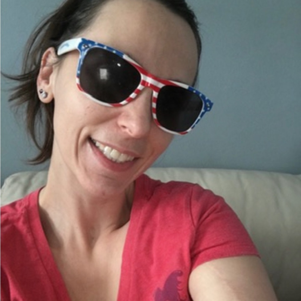 USA American Flag Patriot Style Party Sunglasses